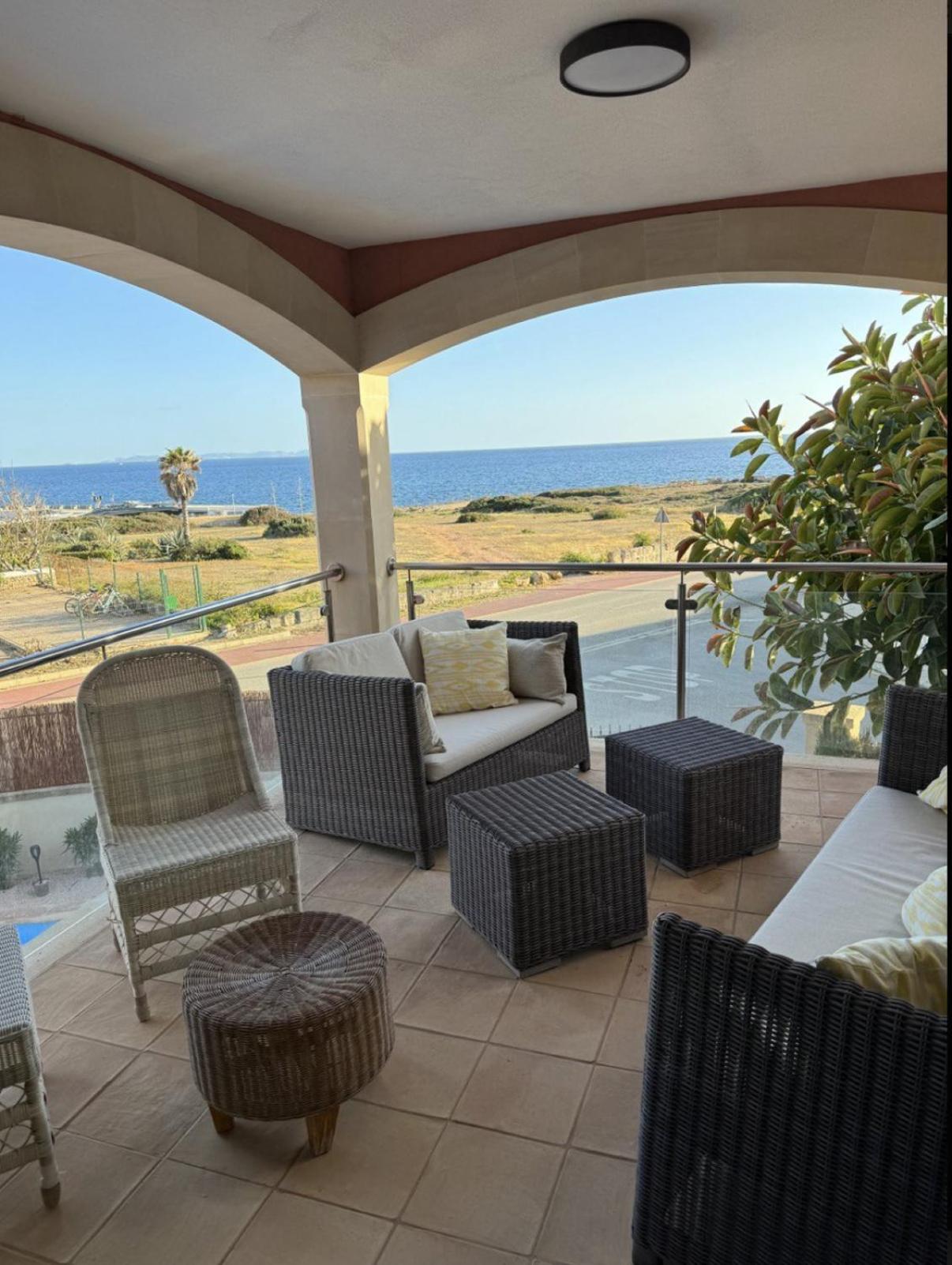 Mallorca Finca Haus Mit Pool Direkt Am Meer Es Trenc, Bootstour Moeglich Sa Ràpita Exterior foto