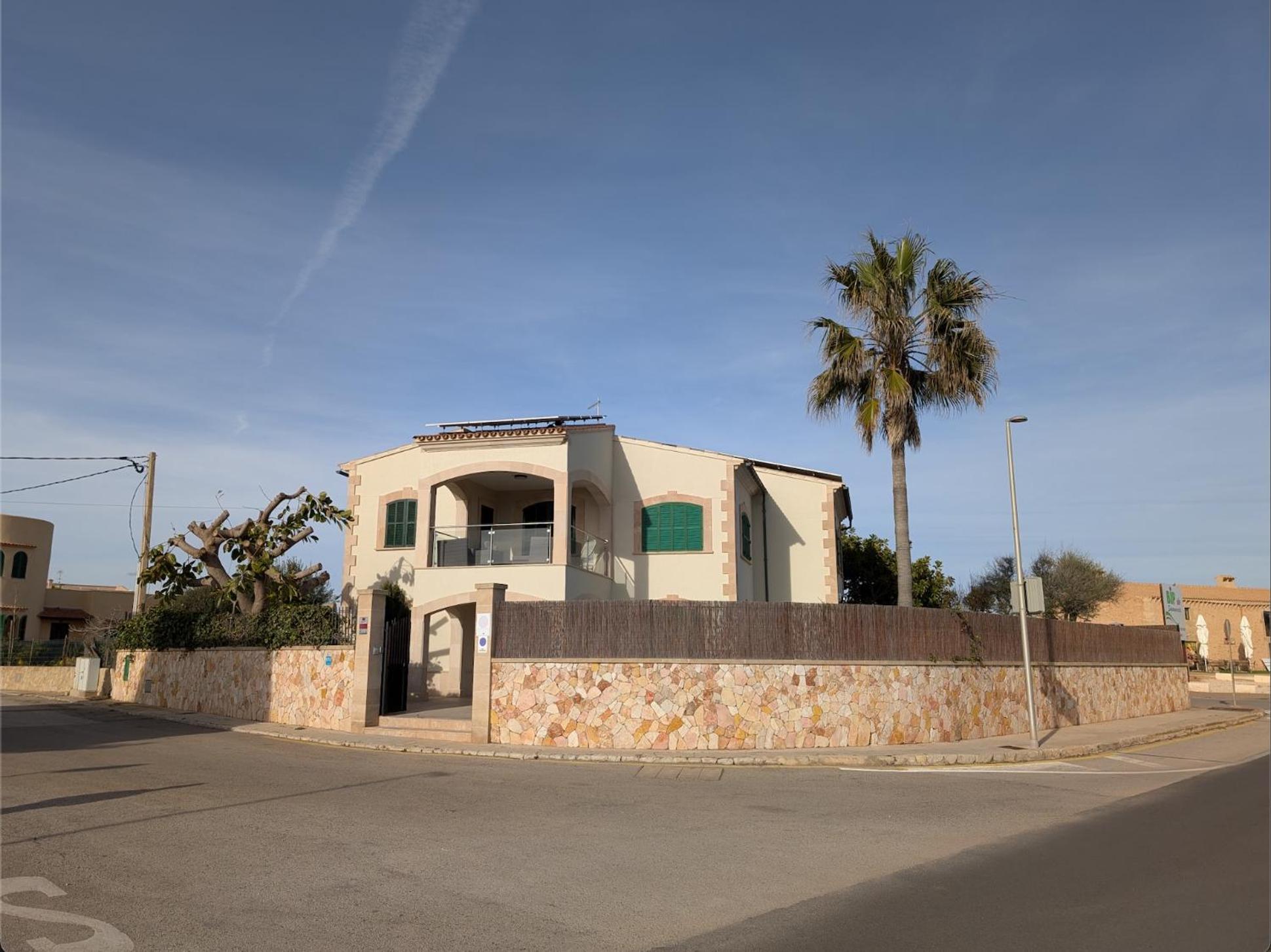 Mallorca Finca Haus Mit Pool Direkt Am Meer Es Trenc, Bootstour Moeglich Sa Ràpita Exterior foto