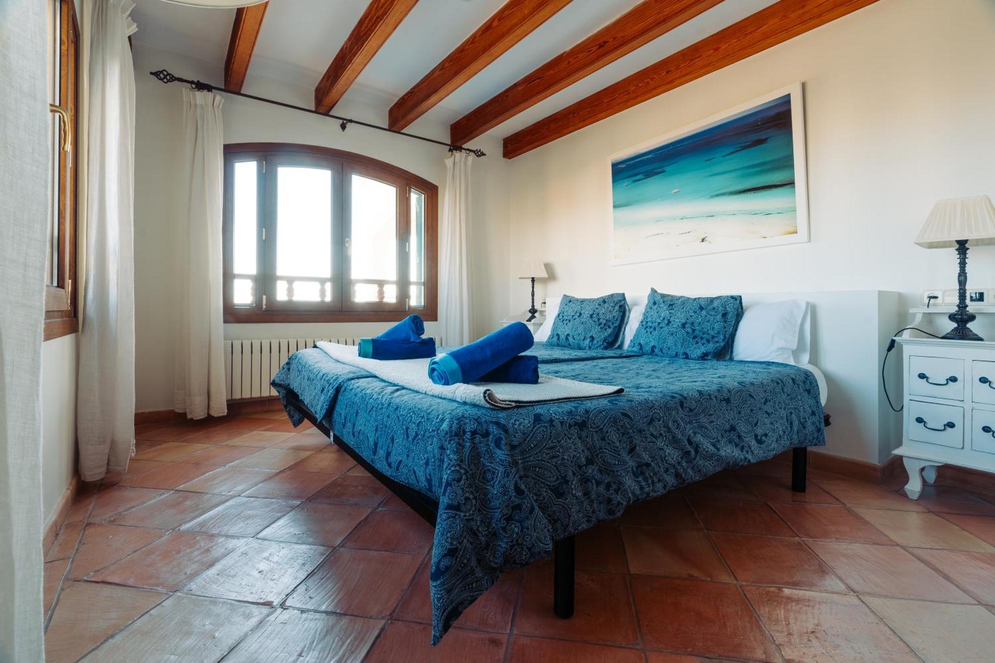 Mallorca Finca Haus Mit Pool Direkt Am Meer Es Trenc, Bootstour Moeglich Sa Ràpita Exterior foto